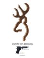 Pistol Cartridge Buckmark Logo with 1911-380