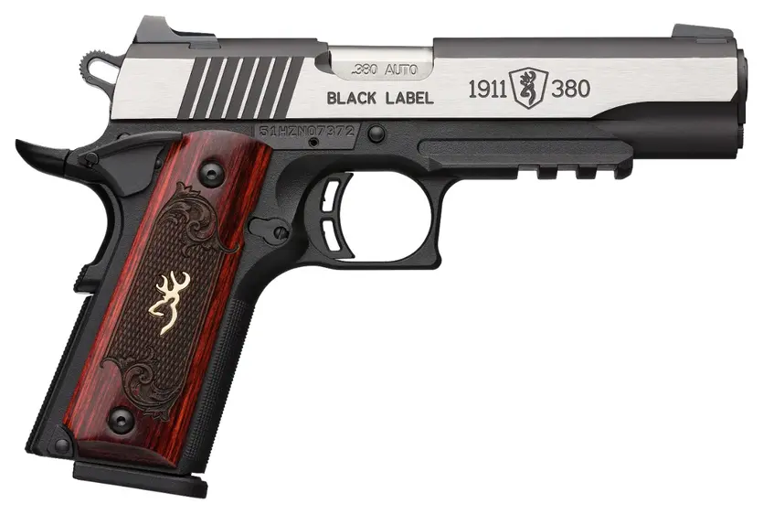 1911-380 Black Label Medallion Pro with Rail