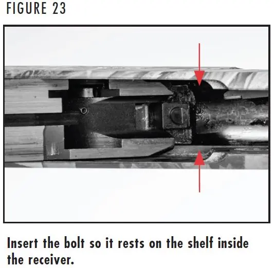 Gold Light 10 Shotgun Reinstalling the Bolt Figure 23