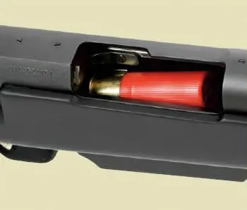 Shell loading into Bolt-Action A-Bolt Shotgun