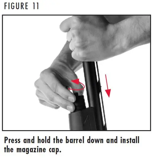 A5 Figure 11 Installing the Magazine Cap