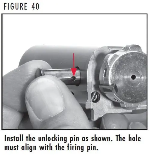 A5 Figure 40 Unlocking Pin