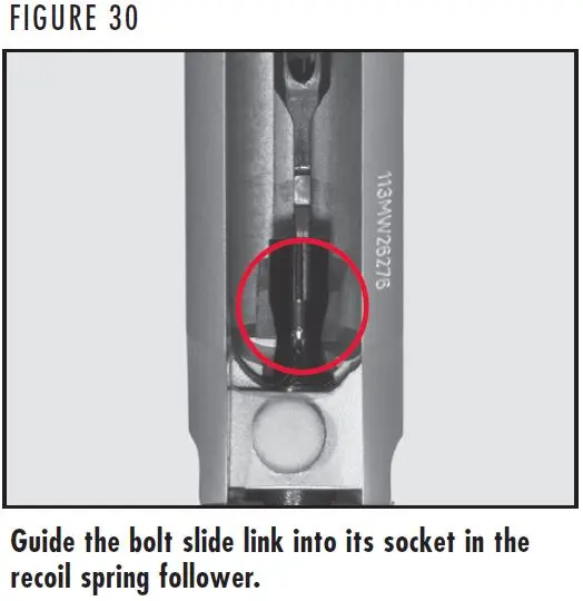 Silver Shotgun Bolt Slide Link Figure 30