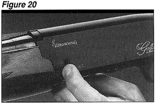 Gold 12 Gauge 3 1/2 Shotgun Magazine Cut-Off Figure 20