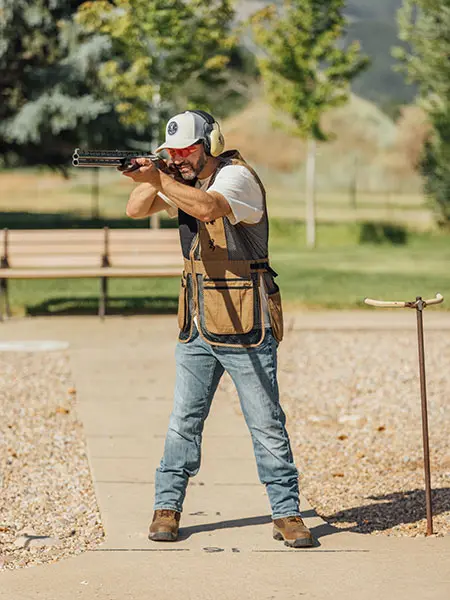 Browning Shotgun Trap Shooting Stance 3 IMAGE