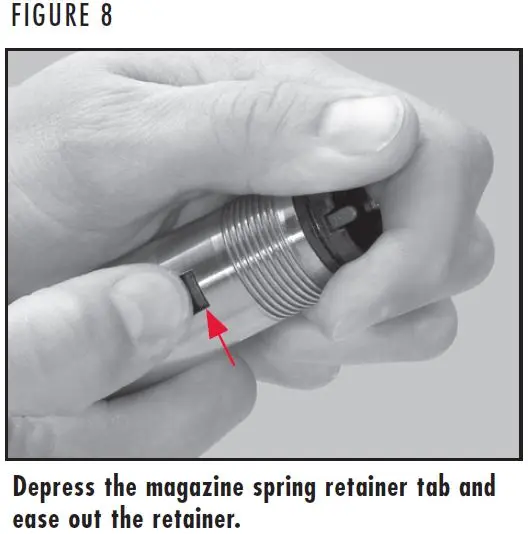 Silver Shotgun Magazine Spring Figure 8