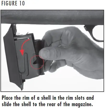 A-Bolt Shotgun Loading the Magazine Figure 10