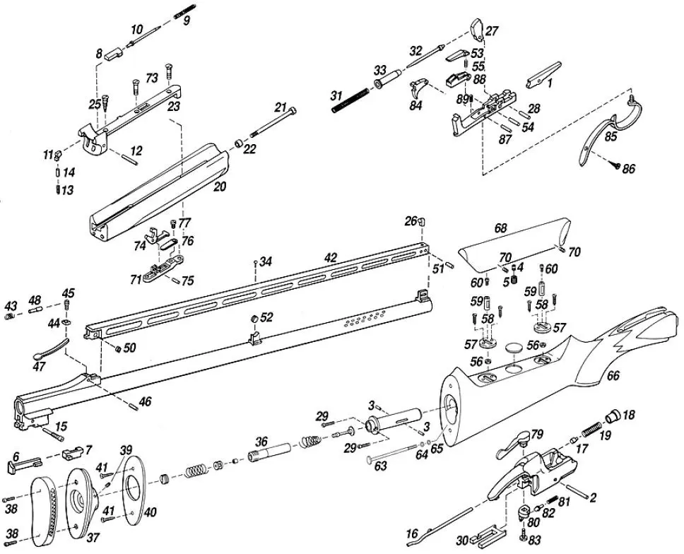 BT-99 Plus Shotgun Schematics Page