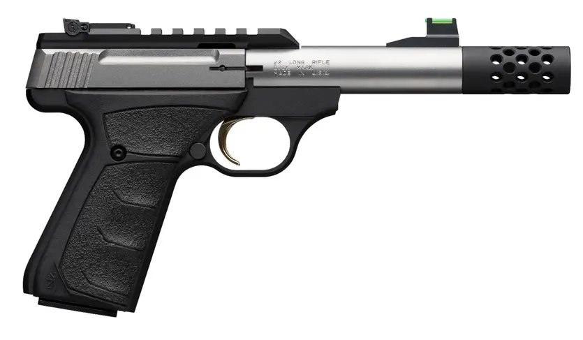 Buck Mark Plus Micro Bull Stainless Suppressor Ready