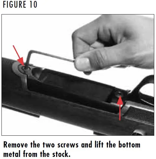 X-Bolt Trigger Adjustment Figure 10