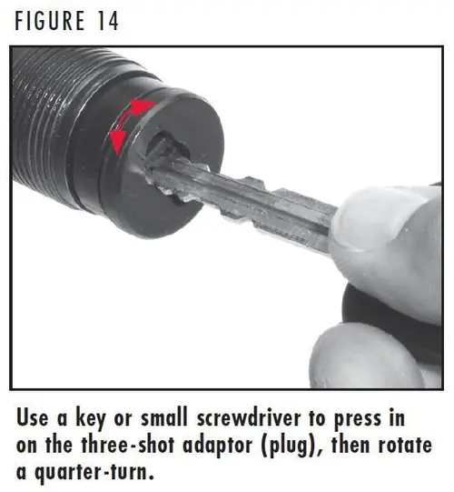 A5 Figure 14 Unlocking the Plug