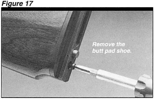 Browning Recoilless Trap Length of Pull Adjustment Figure 17