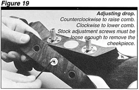 BT-99 Plus Shotgun Adjusting the Drop Figure 19