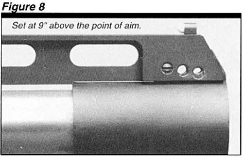 Browning Recoilless Trap POI Adjustment Figure 8