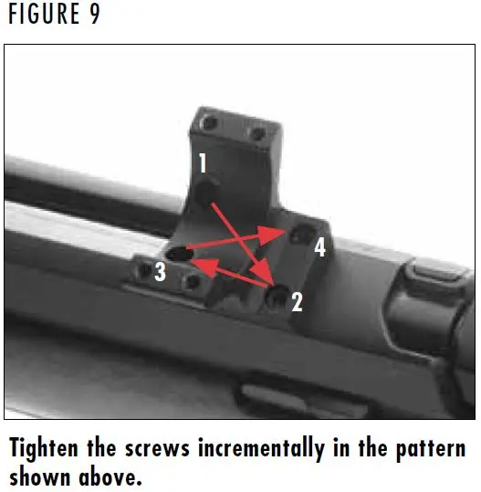 X-Bolt Scope Mount Diagram Figure 9