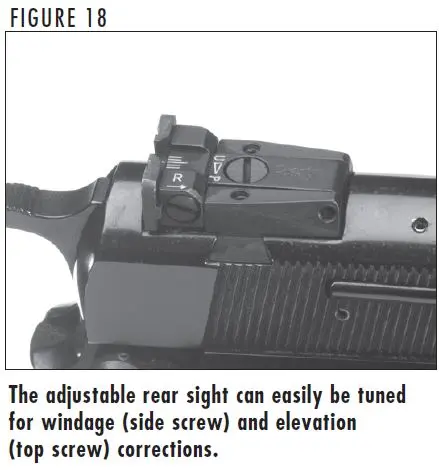 HI Power Rear Sight Adjustment Figure 18