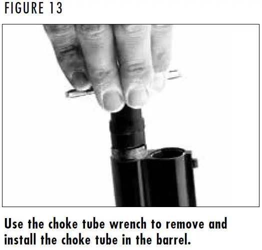 Citori 825 Choke Tube Removal Figure 13