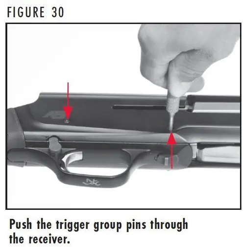 A5 Figure 30 Removing Trigger Pins