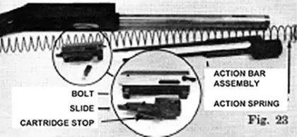 Disassembled components