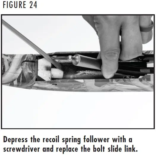 Gold Light 10 Shotgun Removing the Bolt Figure 24