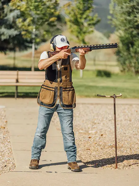 Browning Shotgun Trap Shooting Stance 1 IMAGE