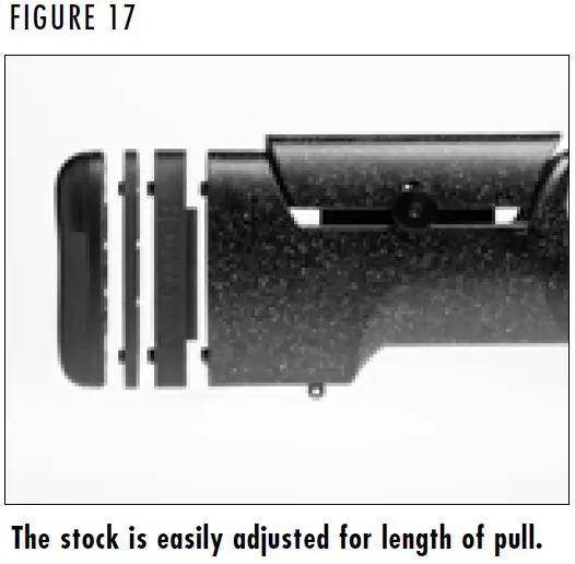 X-Bolt Length of Pull Adjustment Figure 17