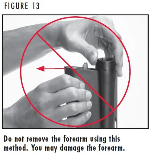 A5 Figure 13 Avoid Pulling the Forearm Straight Off