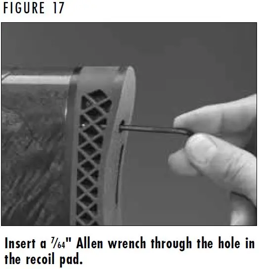 Cynergy Recoil Pad Screw Locations Figure 17