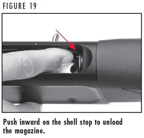 A5 Figure 19 Unloading the Magazine with the Shell Stop