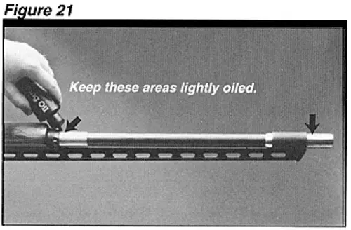 Browning Recoilless Trap Oil Locations Figure 21