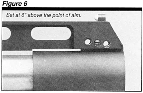 Browning Recoilless Trap POI Adjustment Figure 6