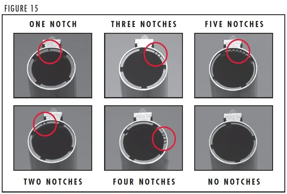 Choke Tube Notch Marks Figure 15