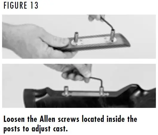 BT-99 Comb Adjustment Screws Figure 13