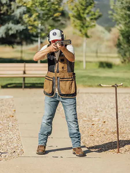 Browning Shotgun Trap Shooting Stance 2 IMAGE