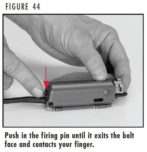 A5 Figure 44 Reinserting the Firing Pin