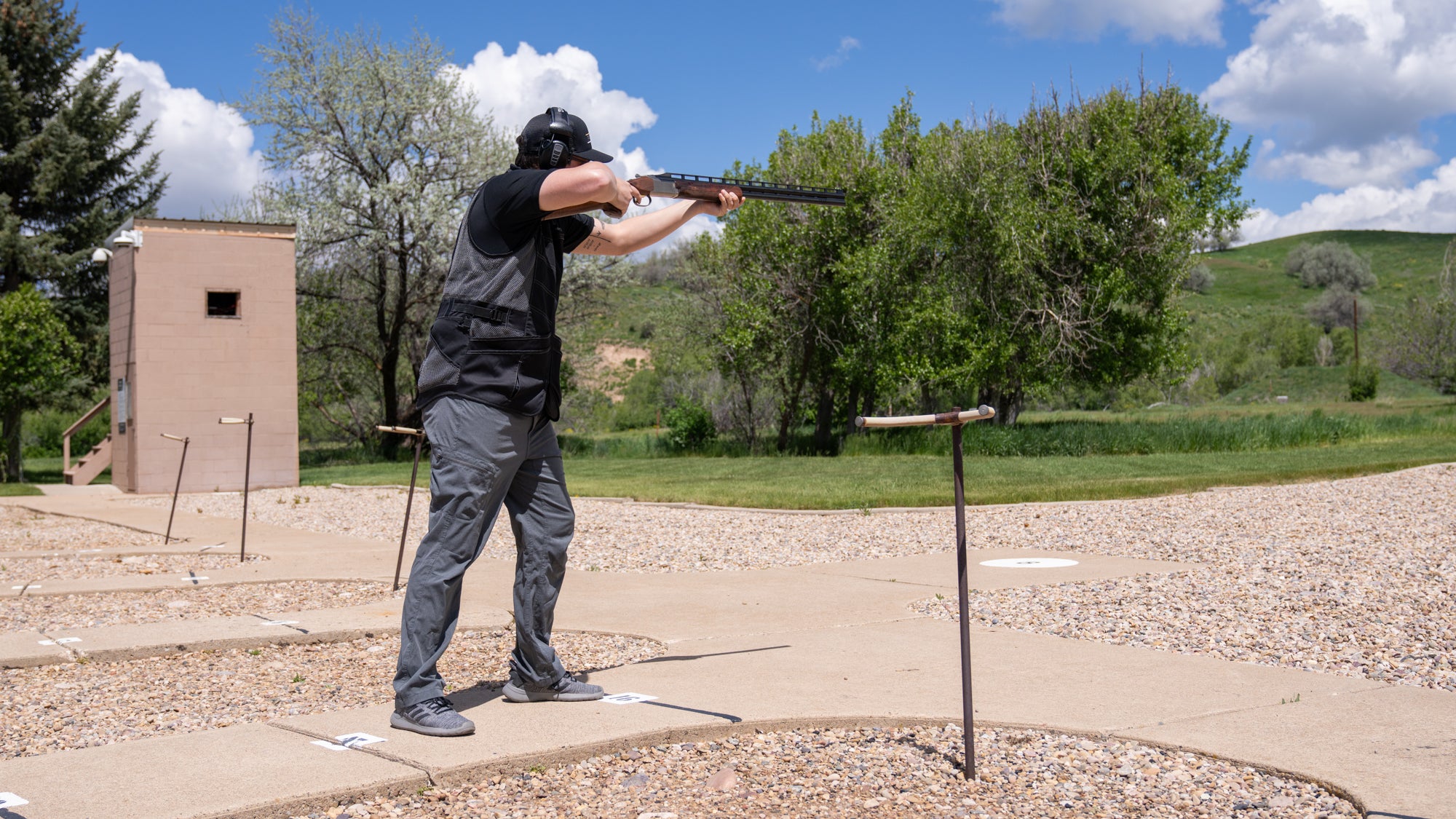Trap shooting Stance