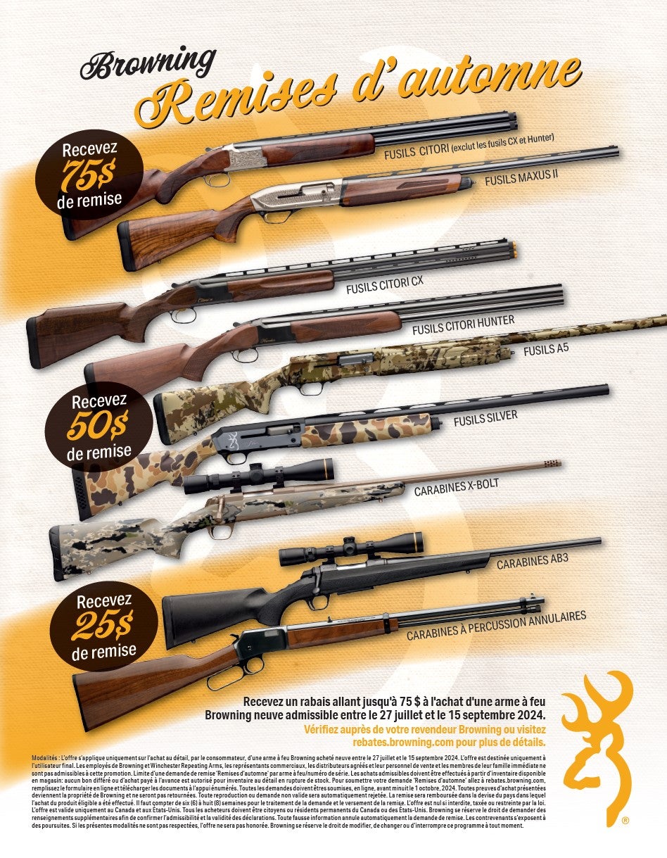 Fall Firearms Rebate - French