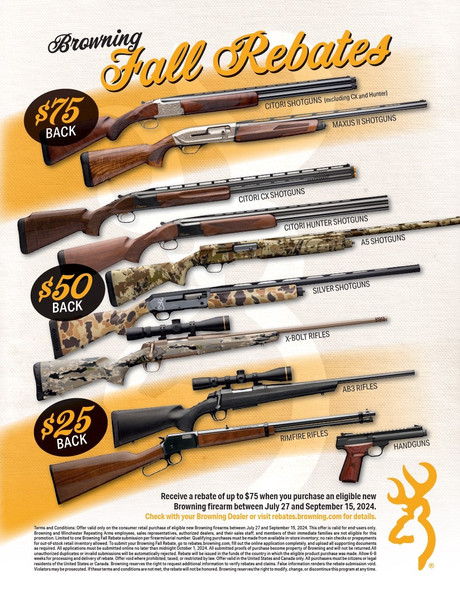 Fall Firearms Rebates