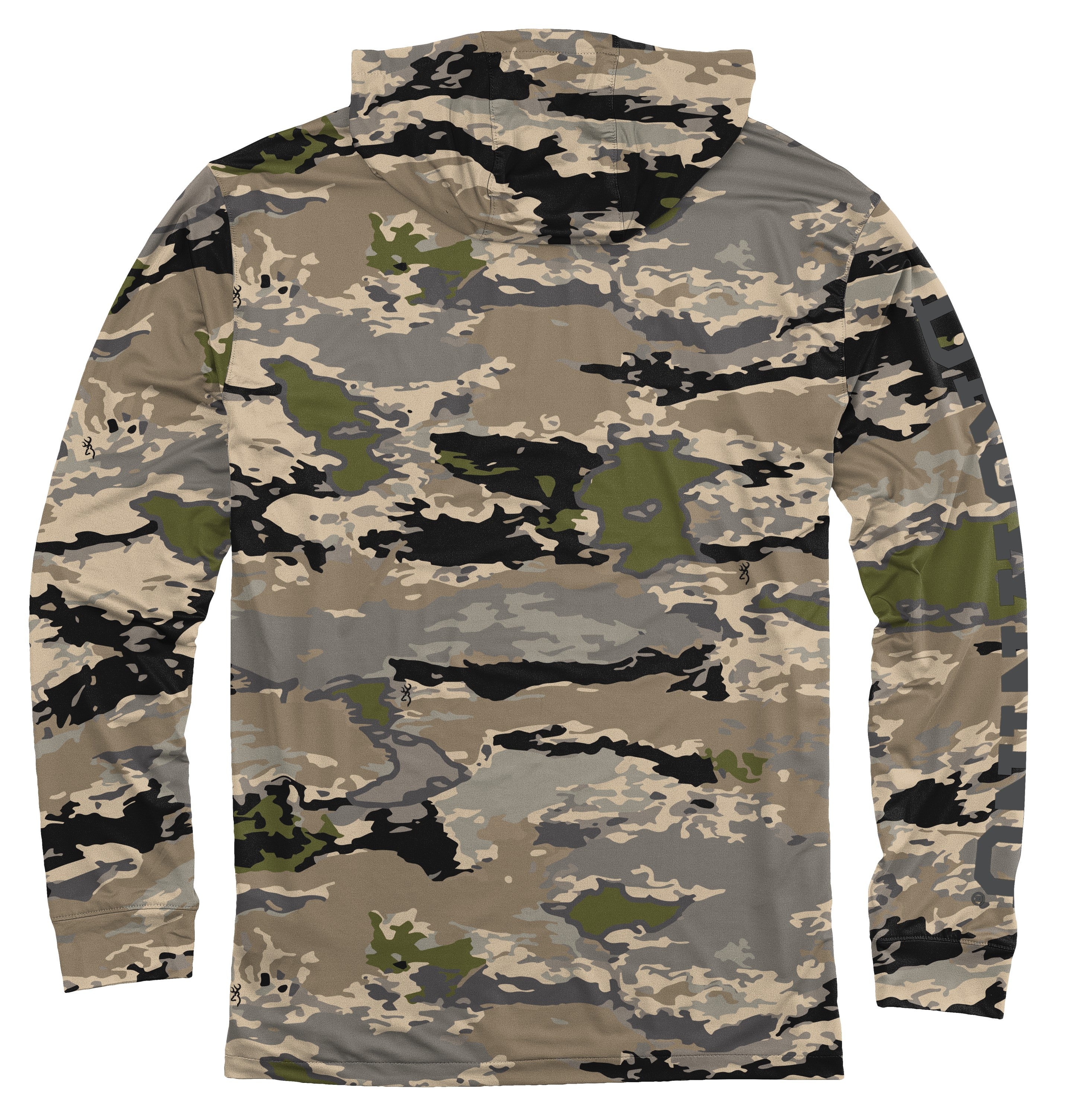 Hooded Long Sleeve Tech Shirt - Browning