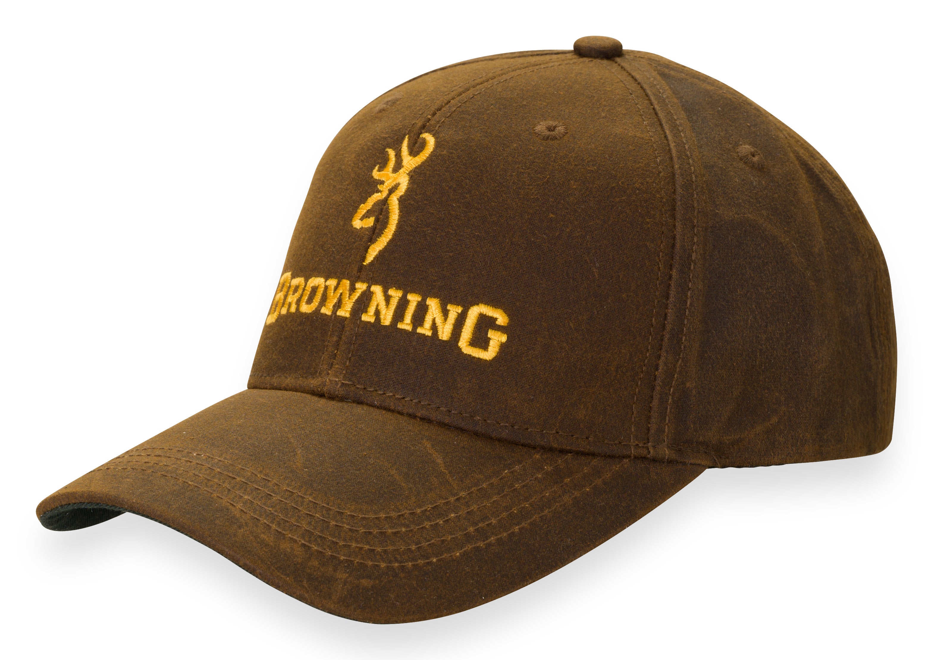 - with Logo Browning - Brown Dura-Wax Cap Corporate